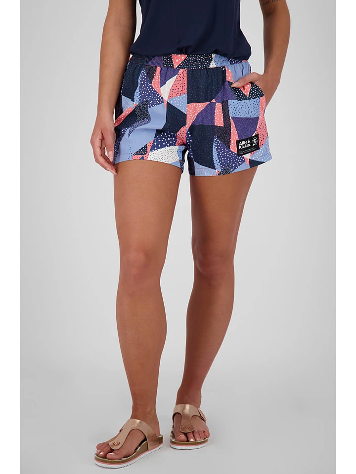 Shorts "Oxana" In Blau/ Bunt 2 Shorts "Oxana" In Blau/ Bunt – Bild 2