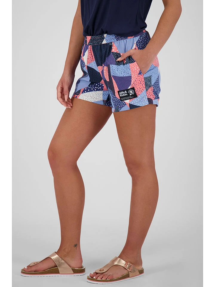 Shorts "Oxana" In Blau/ Bunt 3 Shorts "Oxana" In Blau/ Bunt – Bild 3