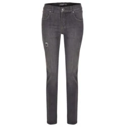 Angels 5-Pocket-Jeans Cici In Grey Used Buffi Crinkle