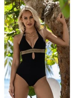 Badeanzug In Schwarz