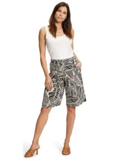 Betty Barclay Shorts In Schwarz/ Beige -Vero Moda Geschaft betty barclay shorts in schwarz beige 4