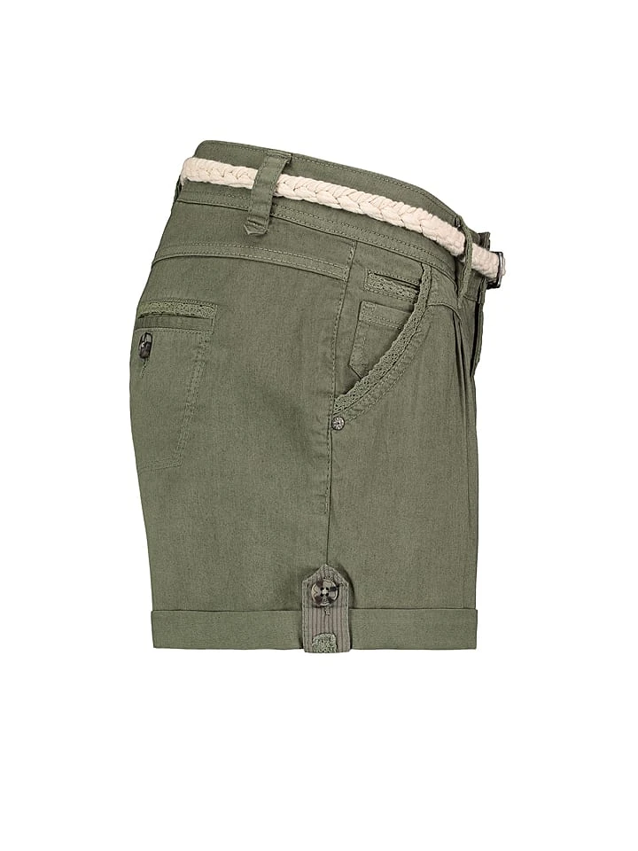 Shorts In Oliv 2 Shorts In Oliv – Bild 2