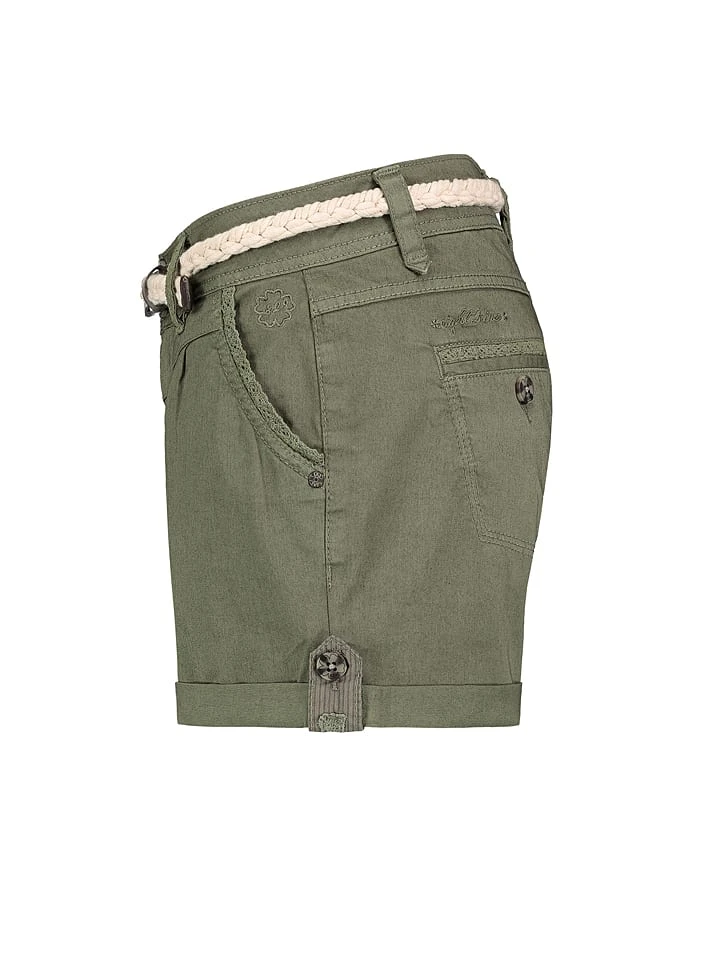 Shorts In Oliv 3 Shorts In Oliv – Bild 3