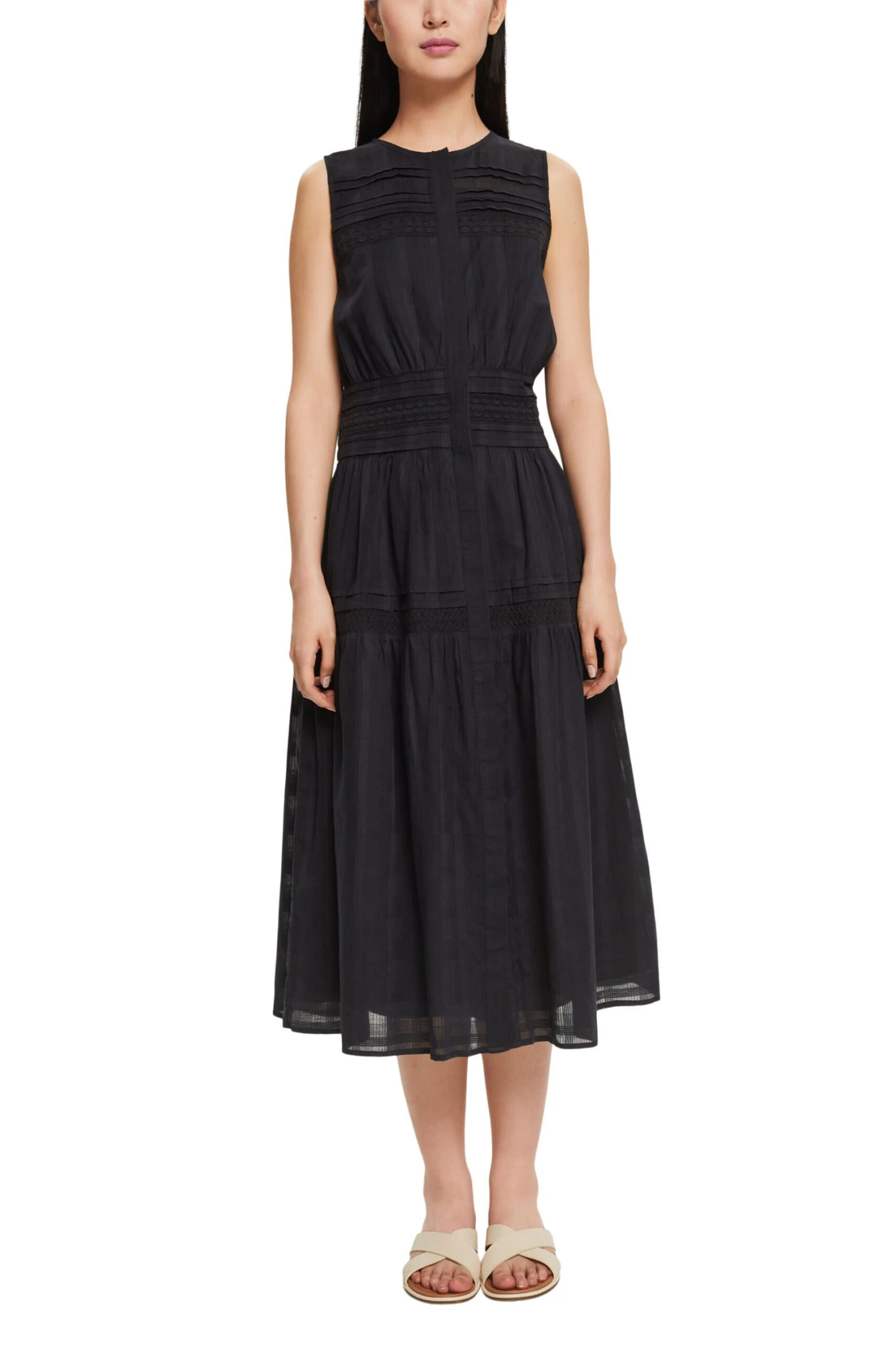 ESPRIT Dobby-Kleid Black 2 ESPRIT Dobby-Kleid Black – Bild 2