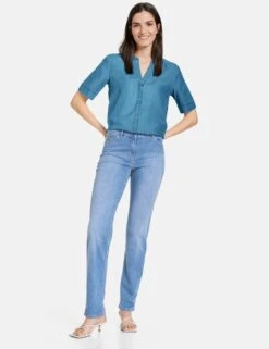Gerry Weber Hose Jeans Lang In Blue Denim Mit Use 8 Gerry Weber Hose Jeans Lang In Blue Denim Mit Use -Vero Moda Geschaft gerry weber hose jeans lang in blue denim mit use 3