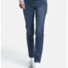 Gerry Weber Hose Jeans Lang In Dark Blue Denim Mit Use