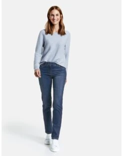 Gerry Weber Hose Jeans Lang In Dark Blue Denim Mit Use -Vero Moda Geschaft gerry weber hose jeans lang in dark blue denim mit use 7