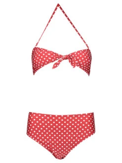 Bikini In Rot/ Weiß