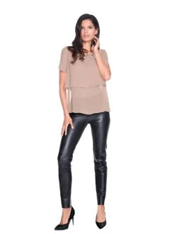 Heine Lederleggings In Schwarz -Vero Moda Geschaft heine lederleggings in schwarz 2