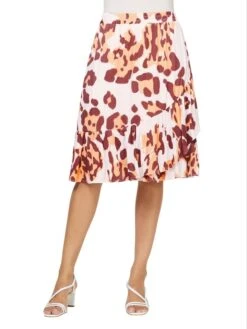 Heine Rock In Creme/ Orange