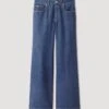 Jeans - Wide Leg Fit - In Blau