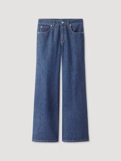 Jeans - Wide Leg Fit - In Blau