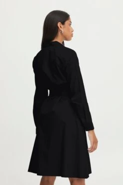 ICHI A-Linien-Kleid In Schwarz -Vero Moda Geschaft ichi a linien kleid in schwarz 2