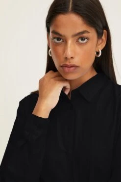 ICHI A-Linien-Kleid In Schwarz -Vero Moda Geschaft ichi a linien kleid in schwarz 3