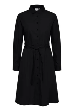 ICHI A-Linien-Kleid In Schwarz 11 ICHI A-Linien-Kleid In Schwarz -Vero Moda Geschaft ichi a linien kleid in schwarz 5 scaled