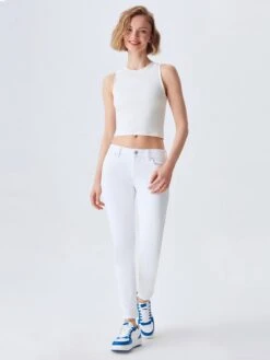 LTB Jeans "Nicole" - Skinny Fit - In Weiß -Vero Moda Geschaft ltb jeans nicole skinny fit in weiss 3