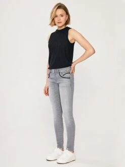 LTB Jeans "Rosella" - Skinny Fit - In Hellgrau -Vero Moda Geschaft ltb jeans rosella skinny fit in hellgrau 4