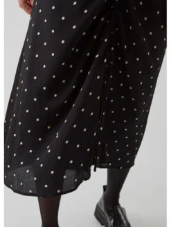 Rock "Neela Print" In Schwarz -Vero Moda Geschaft modstrom rock neela print in schwarz 2