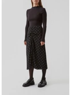 Rock "Neela Print" In Schwarz -Vero Moda Geschaft modstrom rock neela print in schwarz 3