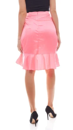 NA-KD Rüschen-Rock In Rosa -Vero Moda Geschaft na kd ruschen rock in rosa 3