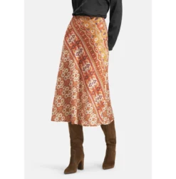 Midi-Rock SLIWA In ORANGE -Vero Moda Geschaft nicowa midi rock sliwa in orange 3