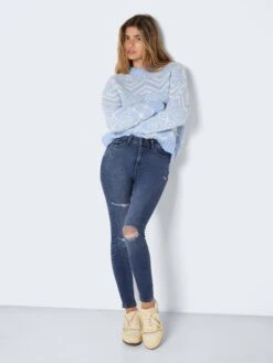 Noisy May Jeans "Buddy" - Skinny Fit - In Blau -Vero Moda Geschaft noisy may jeans buddy skinny fit in blau 2