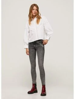 Pepe Jeans Jeans "Pixie" - Skinny Fit - In Grau -Vero Moda Geschaft pepe jeans jeans pixie skinny fit in grau 4