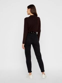 Pieces Jeans "Kesia" - Slim Fit - In Schwarz -Vero Moda Geschaft pieces jeans kesia slim fit in schwarz 2