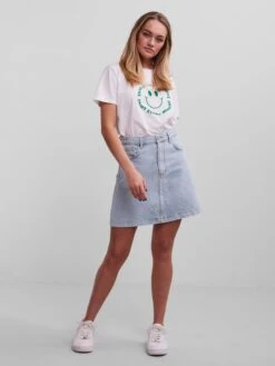 Pieces Jeansrock "Pcvenna" In Hellblau -Vero Moda Geschaft pieces jeansrock pcvenna in hellblau 3