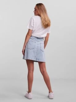 Pieces Jeansrock "Pcvenna" In Hellblau -Vero Moda Geschaft pieces jeansrock pcvenna in hellblau 4