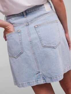 Pieces Jeansrock "Pcvenna" In Hellblau -Vero Moda Geschaft pieces jeansrock pcvenna in hellblau 5