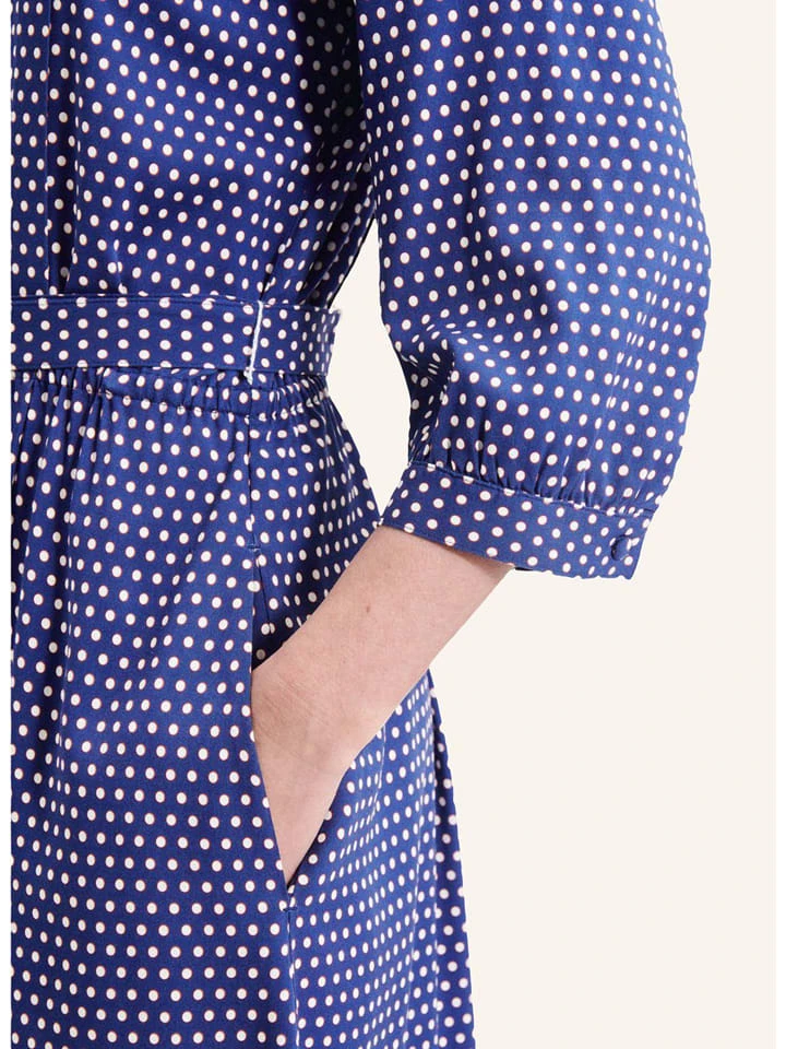 Seidensticker Kleid In Blau/ Weiß 5 Seidensticker Kleid In Blau/ Weiß – Bild 5