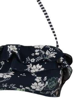 Bikini-Oberteil In Dunkelblau/ Creme -Vero Moda Geschaft short stories bikini oberteil in dunkelblau creme 2