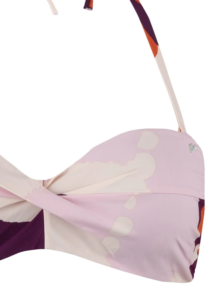 Bikini-Oberteil In Rosa/ Pflaume 3 Bikini-Oberteil In Rosa/ Pflaume – Bild 3