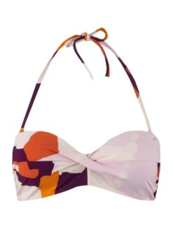 Bikini-Oberteil In Rosa/ Pflaume