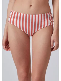 Skiny Bikini-Hose In Orange/ Weiß -Vero Moda Geschaft skiny bikini hose in orange weiss 2