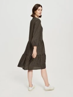 Someday Kleid "Widania" In Braun -Vero Moda Geschaft someday kleid widania in braun 2