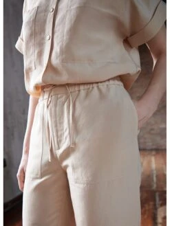 Stefanel Hose In Beige -Vero Moda Geschaft stefanel hose in beige 2