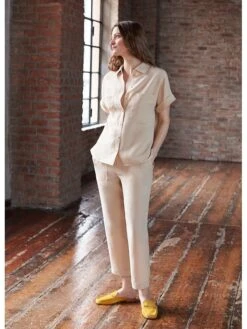 Stefanel Hose In Beige -Vero Moda Geschaft stefanel hose in beige 3