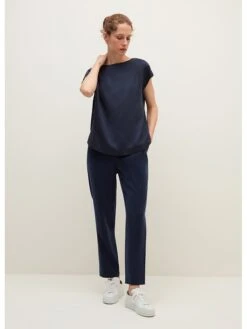 Stefanel Hose In Dunkelblau -Vero Moda Geschaft stefanel hose in dunkelblau 2