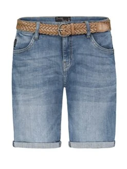 SUBLEVEL Jeans-Bermudas In Blau