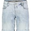 SUBLEVEL Jeans-Bermudas In Hellblau