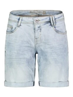 SUBLEVEL Jeans-Bermudas In Hellblau