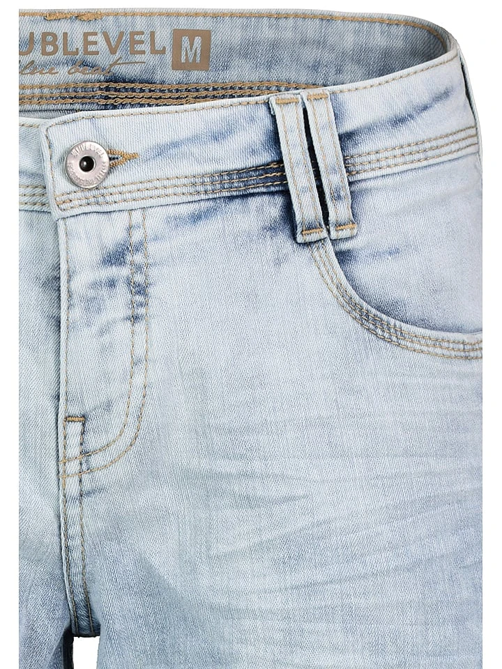 SUBLEVEL Jeans-Bermudas In Hellblau 5 SUBLEVEL Jeans-Bermudas In Hellblau – Bild 5