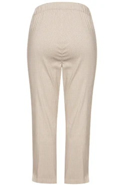 Ulla Popken Bengalinhose 7/8 Sienna Mit Vichykaro In Beige -Vero Moda Geschaft ulla popken bengalinhose 7 8 sienna mit vichykaro in beige 4 scaled