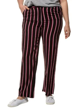 Ulla Popken Streifenhose In Schwarz -Vero Moda Geschaft ulla popken streifenhose in schwarz 2 scaled