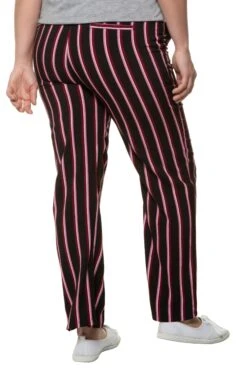 Ulla Popken Streifenhose In Schwarz -Vero Moda Geschaft ulla popken streifenhose in schwarz 3