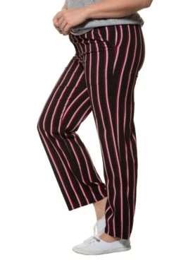 Ulla Popken Streifenhose In Schwarz -Vero Moda Geschaft ulla popken streifenhose in schwarz 4