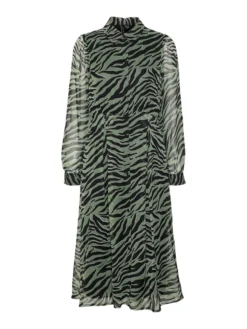 Vero Moda Kleid "Kaya" In Grün/ Bunt -Vero Moda Geschaft vero moda kleid kaya in grun bunt 3