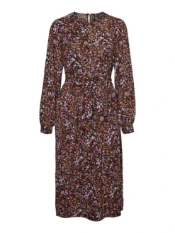 Vero Moda Kleid "Una" In Schwarz/ Bunt